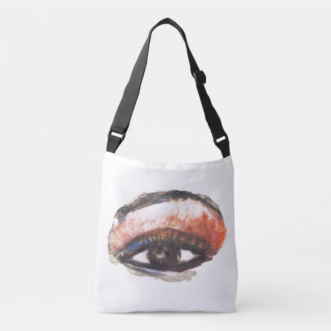 Den orange ögonskuggakor förkroppsligar hänger lös axelväska (Framsida)