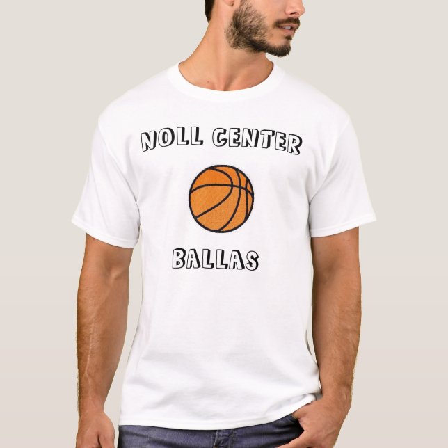 den orange orben, BALLAS, NOLL CENTRERAR T-shirt (Framsida)
