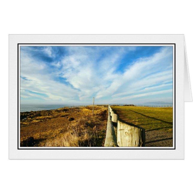 Den Oregon kusten parkerar Hälsningskort (Framsidan Horizontal)