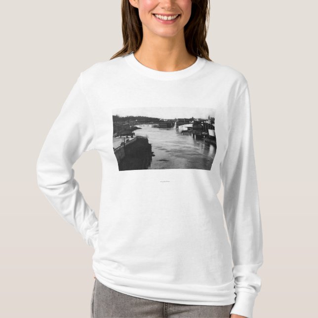 Den Oregon staden, ELLER Willamette nedgångar och T Shirt (Framsida)