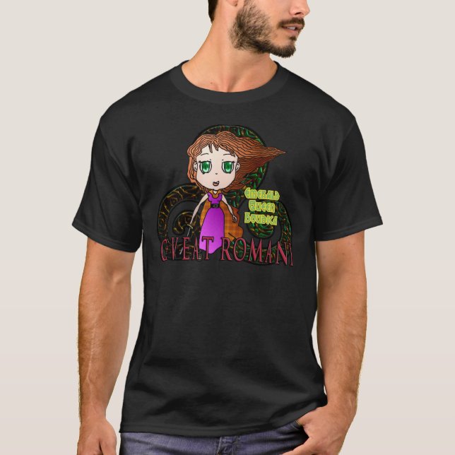 Den original- Celtic kvinnan Tee Shirt (Framsida)