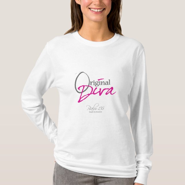 Den original- divaen. Psalm 135 T-shirt (Framsida)