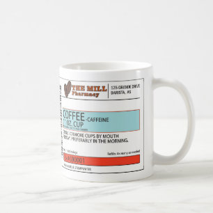 Den original- kaffereceptmuggen - 11 uns kaffemugg