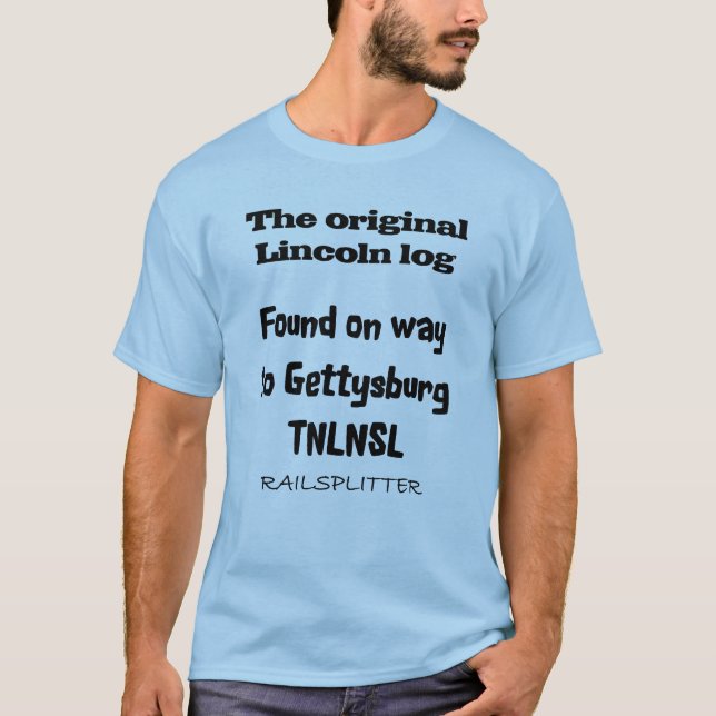 Den original- Lincolnen loggar T-shirt (Framsida)