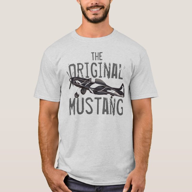 Den original- mustangen tee shirt (Framsida)