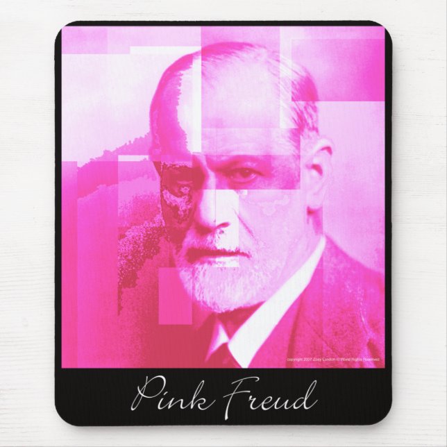 Den original- rosa Freuden Mousepad Musmatta (Framsidan)