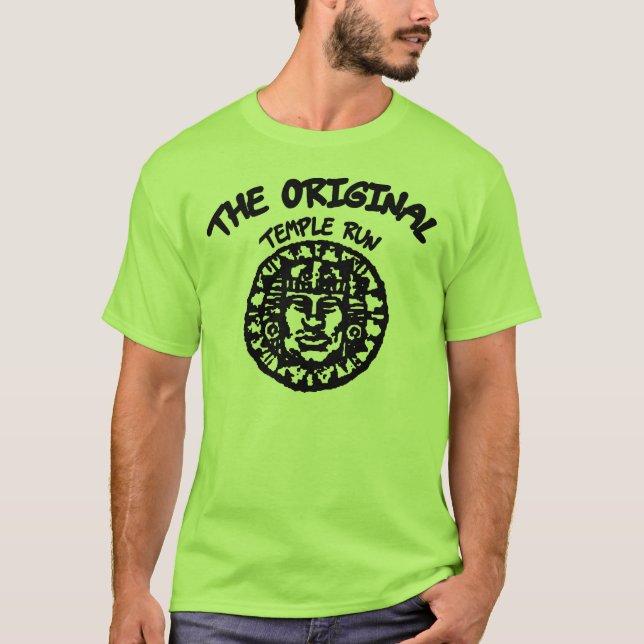 Den original- tempelspringan t-shirt (Framsida)