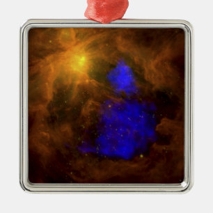 Den Orion nebulaen i infrareden Julgransprydnad Metall