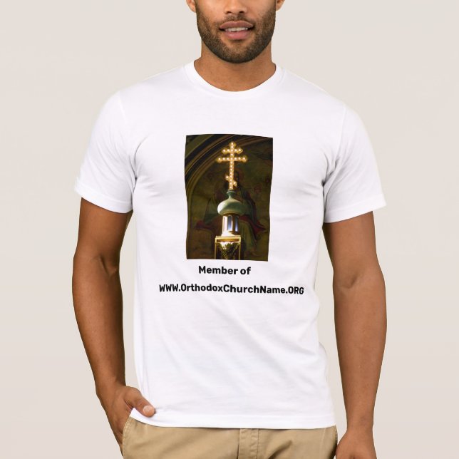 Den ortodoxa kristna kyrkan Tre pub Kor T Shirt (Framsida)