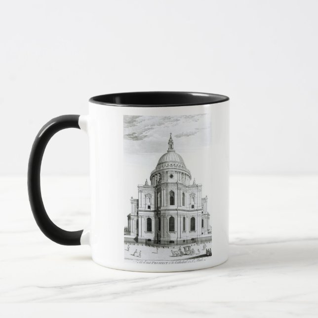 Den östliga utsikten av Sts Paul domkyrka Mugg (Vänster)