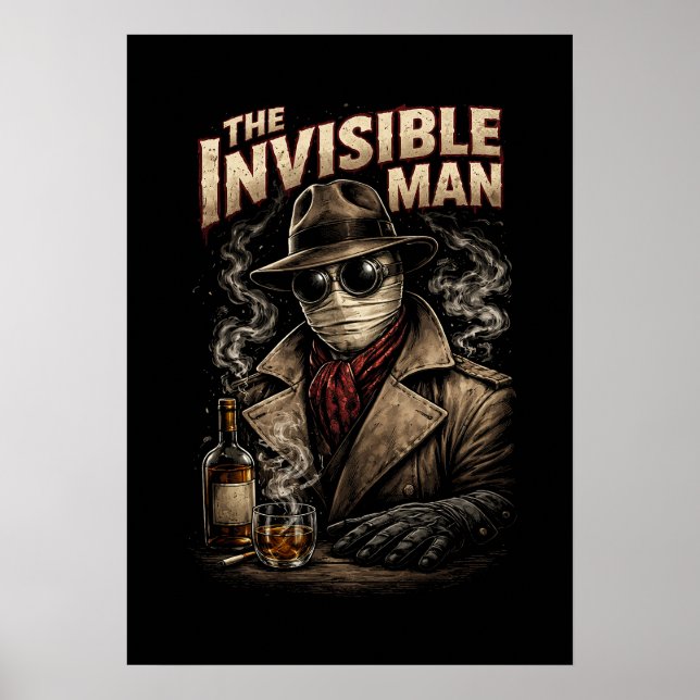 Den osynlige mannen poster (Framsidan)