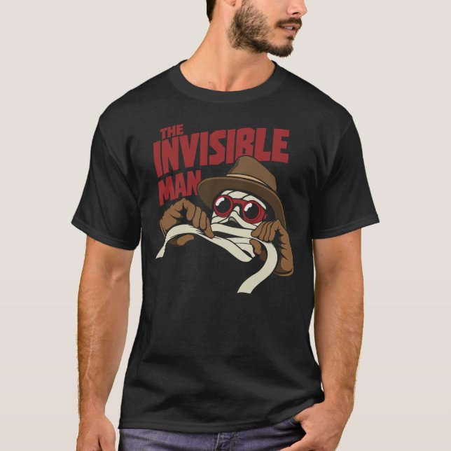 Den osynlige mannen t shirt (Framsida)