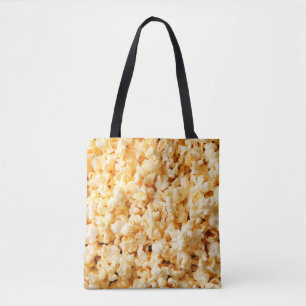 Den otäcka popcorn i sin helhet. Livsmedel Tygkasse