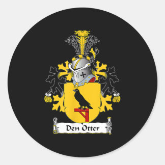 Den Otter Jackar om Arm - Familjestöd Runt Klistermärke