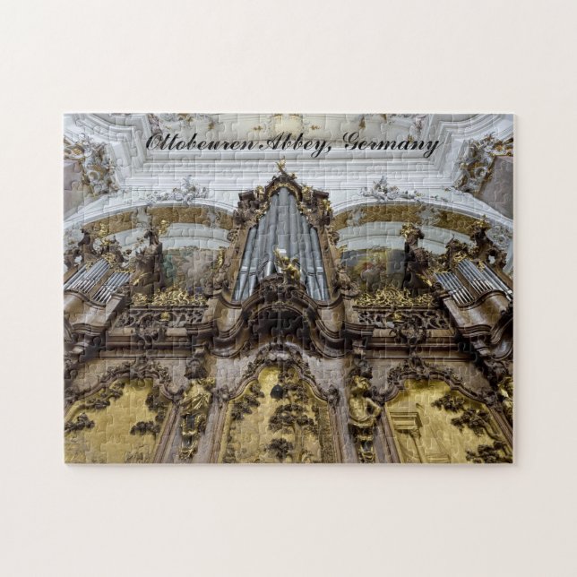 Den Ottobeuren abbeyen leda i rör organpussel Pussel (Horisontell)