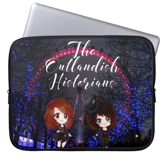 Den Outlandish historikerlaptop sleeve (Framsidan)