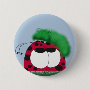 Den ovanliga vännen Ladybug och vattenpelaren Knapp