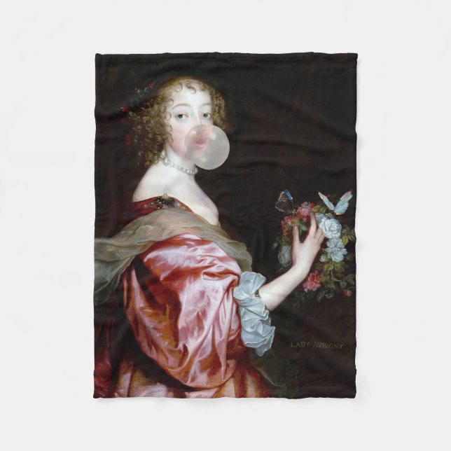 Den oväntade ankomsten av fjärilar fleecefilt (Framsidan)