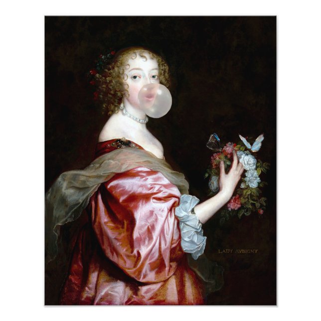 Den oväntade ankomsten av fjärilar fototryck (Framsidan)