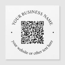 Den överförda QR-koden plus redigerbar cirkulär te