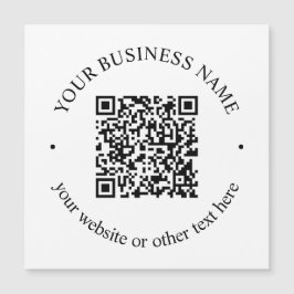 Den överförda QR-koden plus redigerbar cirkulär te