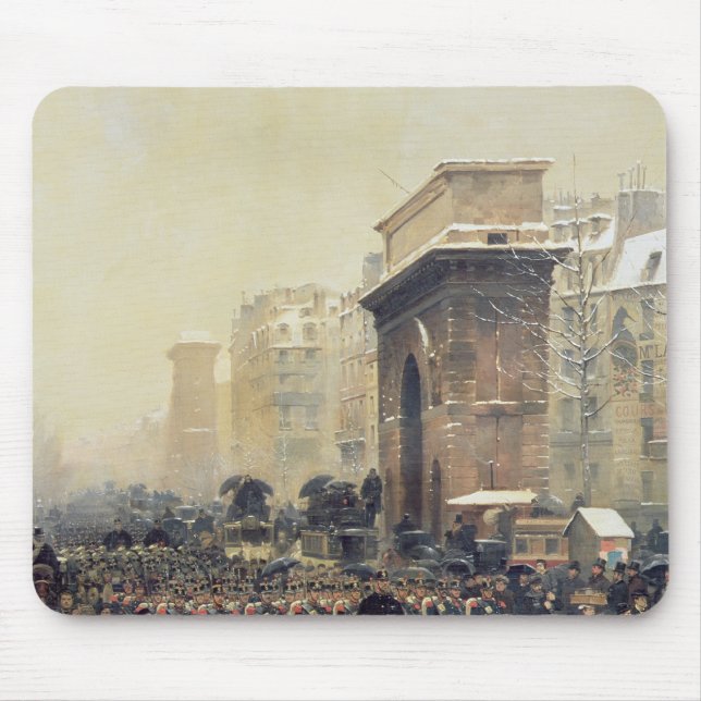 Den övergående regimenten, 1875 musmatta (Framsidan)