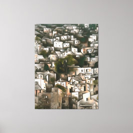 Den övergivna byn Kayakoy Fethiye Ligcape Art Canvastryck