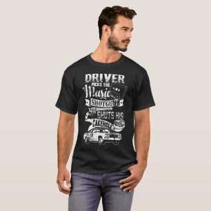 Den övernaturliga chauffören väljer musikpistol t shirt