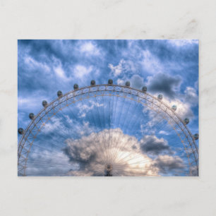 Den övre halvan av London Öga Vykort