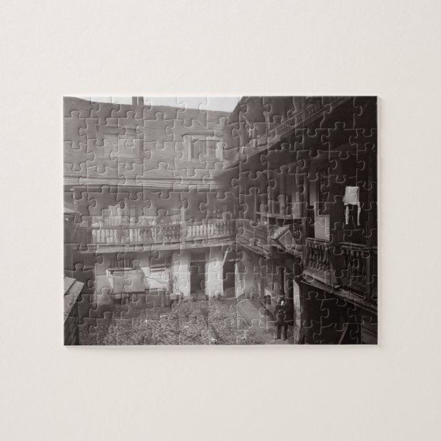 Den Oxford ärmar i den Warwick lanen, 1875, från Pussel (Horisontell)