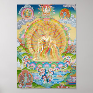Den Padmasambhava regnbågen förkroppsligar Poster