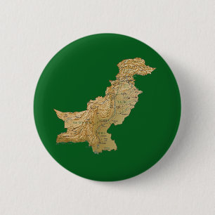 Den Pakistan kartan knäppas Knapp