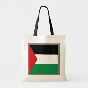 Den Palestina flagga hänger lös Tygkasse