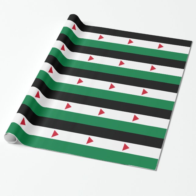 Den palestinska flagga (ع ل م ف ل ط periodiserings presentpapper (Utrullad)