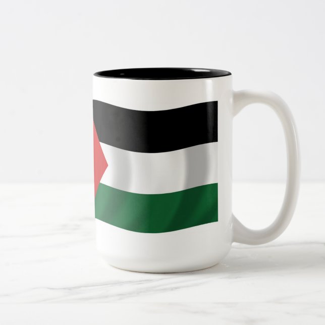 Den palestinska myndigheten Flagga Mugg (Höger)
