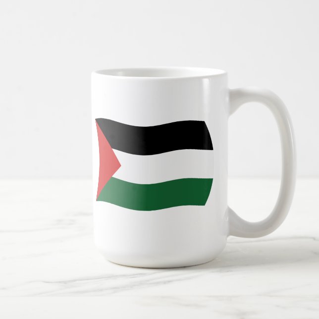Den palestinska myndigheten Flagga Mugg (Höger)