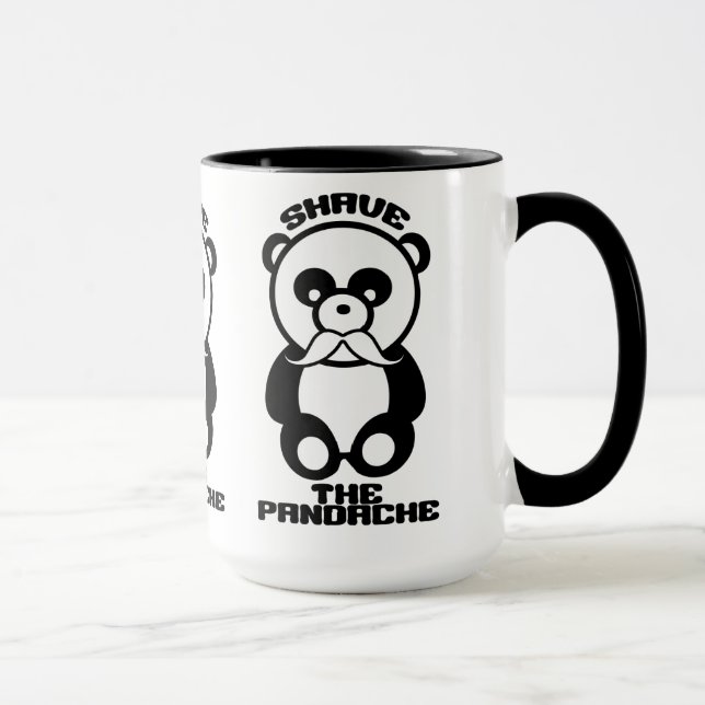 Den Pandache muggen - välj stil & färga Mugg (Höger)