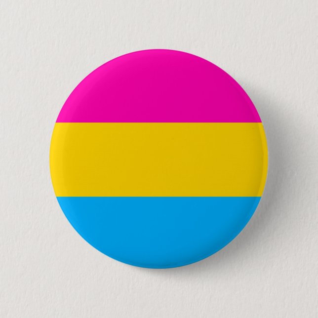 Den Pansexual prideflagga knäppas Knapp (Framsida)