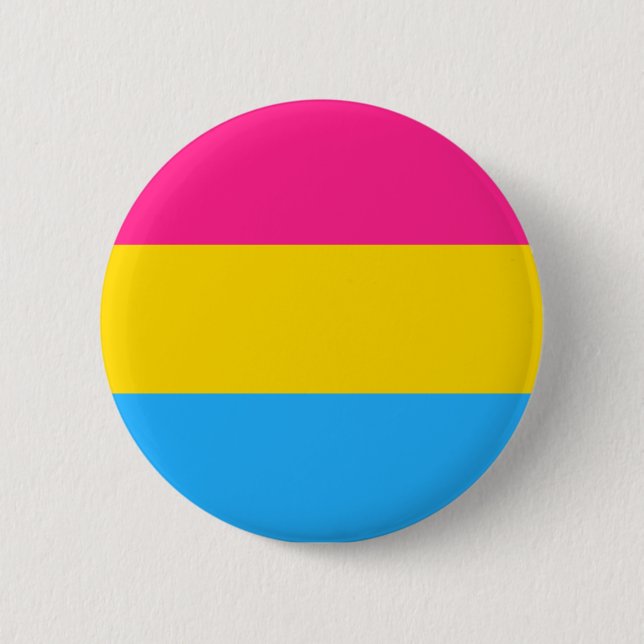 Den Pansexual prideflagga knäppas Knapp (Framsida)
