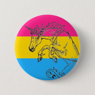 Den Pansexual unicornen knäppas Knapp