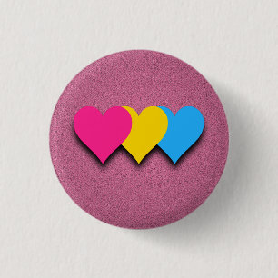 Den Pansexuality flagga knäppas Knapp