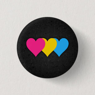 Den Pansexuality flaggasvarten knäppas Knapp