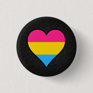 Den Pansexuality flaggasvarten knäppas Knapp