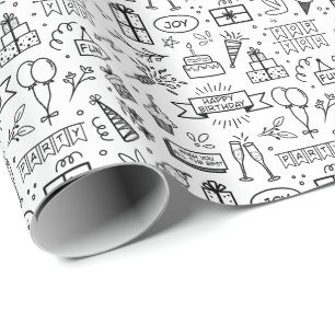 Den Pappra Lakanen Mönster, måndag Presentpapper
