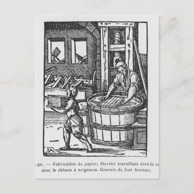 Den Pappra makaren Vykort (Framsida)