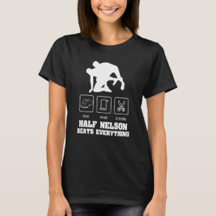 Den Pappra saxen i brottlaren Sten slår allt T Shirt