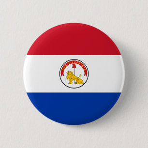 Den Paraguay flagga knäppas Knapp