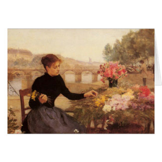 Den Parisian blomman marknadsför Hälsningskort