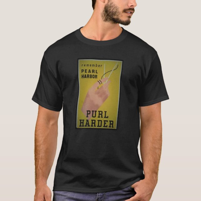 Den pärlemorfärg hamnen, porlar mer hård t-shirt (Framsida)