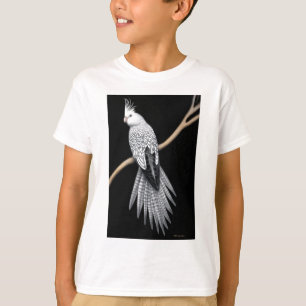 Den pärlemorfärg Pied cockatielen lurar T-tröja Tee